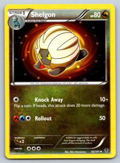 Shelgon 63/101 Plasma Blast (Uncommon) (LP Condition)