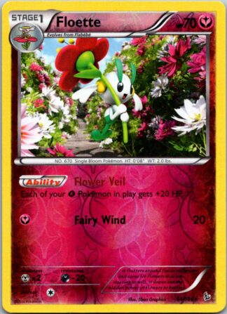 Floette 64/106 Flashfire (Reverse Holo) (LP Condition)