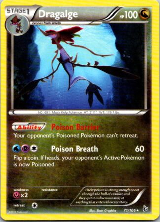 Dragalge 71/106 Flashfire (Rare) (LP Condition)