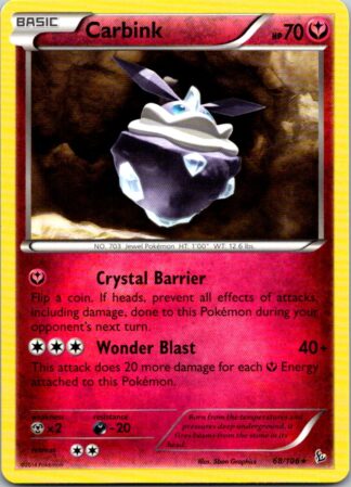 Carbink 68/106 Flashfire (Theme Deck Rare) (LP Condition)