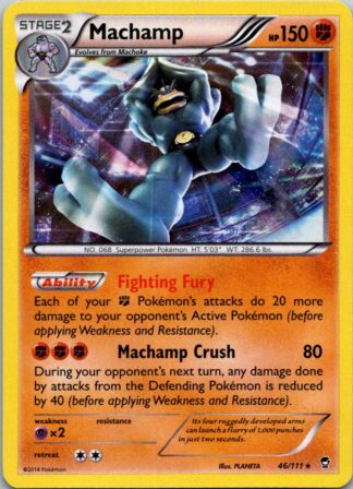 Machamp 46/111 Furious Fists (Holo) (LP Condition)