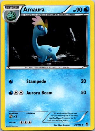 Amaura 25/111 Furious Fists (Alt Art Holo) (LP Condition)