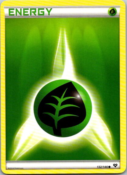 Grass Energy 132/146 XY Base Set (Common) (LP Condition)