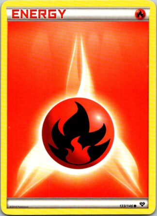 Fire Energy 133/146 XY Base Set (Common) (LP Condition)
