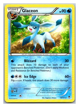 Glaceon 19/111 Furious Fists (Rare) (LP Condition)