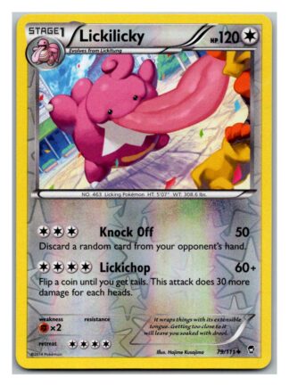 Lickilicky 79/111 Furious Fists (Reverse Holo) (LP Condition)