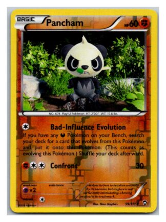 Pancham 59/111 Furious Fists (Reverse Holo) (LP Condition)