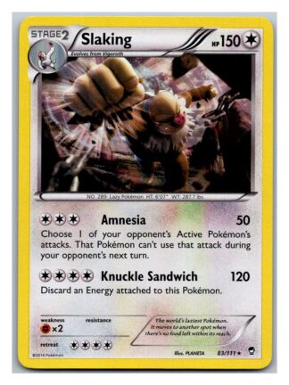 Slaking 83/111 Furious Fists (Holo) (Exc Condition)