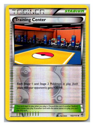 Training Center 102/111 Furious Fists (Reverse Holo) (LP Condition)