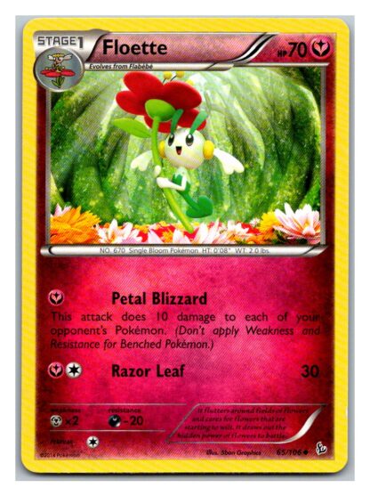 Floette 64/106 Flashfire (Rare) (LP Condition)