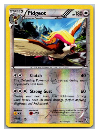 Pidgeot 77/106 Flashfire (Reverse Holo) (Exc Condition)