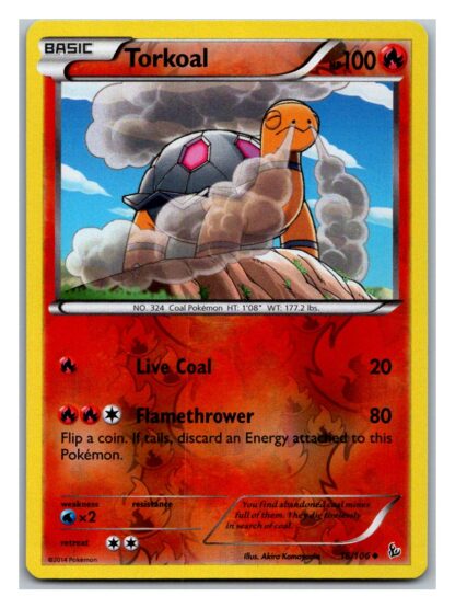 Torkoal 16/106 Flashfire (Reverse Holo) (Exc Condition)