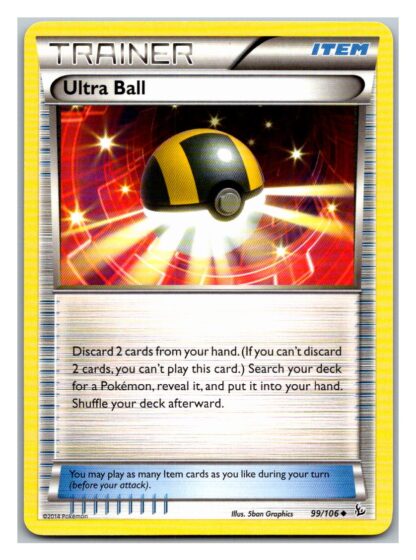 Ultra Ball 99/106 Flashfire (Uncommon) (Exc Condition)