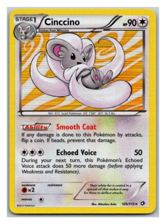 Cinccino 105/113 Legendary Treasures (Holo) (Exc Condition)