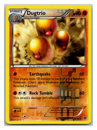Dugtrio 59/146 XY Base Set (Reverse Holo) (LP Condition)
