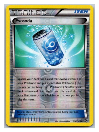 Evosoda 116/146 XY Base Set (Reverse Holo) (Exc Condition)