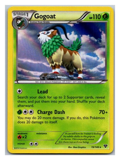 Gogoat 19/146 XY Base Set (Holo) (LP Condition)