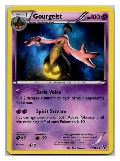 Gourgeist 57/146 XY Base Set (Holo) (LP Condition)