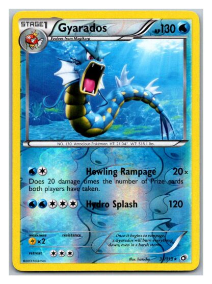 Gyarados 31/113 Legendary Treasures (Reverse Holo) (Exc Condition)