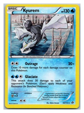 Kyurem 43/113 Legendary Treasures (Holo) (Exc Condition)