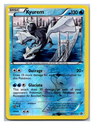 Kyurem 43/113 Legendary Treasures (Reverse Holo) (Exc Condition)