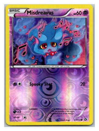Misdreavus 57/113 Legendary Treasures (Reverse Holo) (Exc Condition)