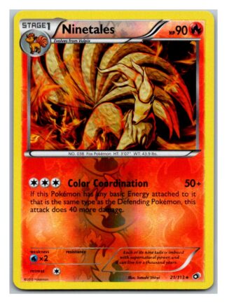 Ninetales 21/113 Legendary Treasures (Reverse Holo) (Exc Condition)