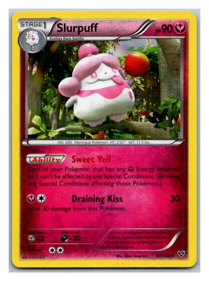 Slurpuff 95/146 XY Base Set (Holo) (LP Condition)