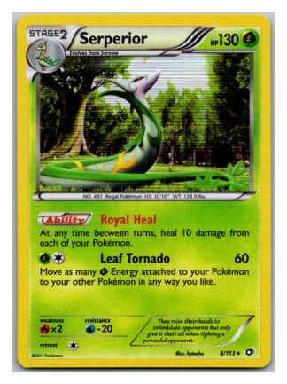 Serperior 8/113 Legendary Treasures (Holo) (Exc Condition)