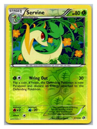 Servine 7/113 Legendary Treasures (Reverse Holo) (Exc Condition)
