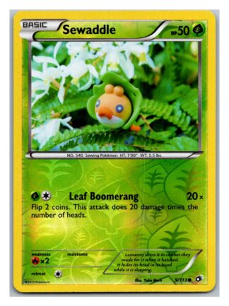 Sewaddle 9/113 Legendary Treasures (Reverse Holo) (Exc Condition)