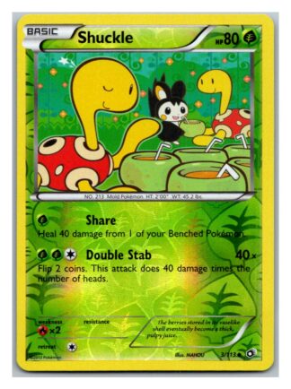 Shuckle 3/113 Legendary Treasures (Reverse Holo) (Exc Condition)