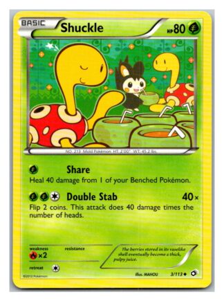 Shuckle 3/113 Legendary Treasures (Uncommon) (Exc Condition)