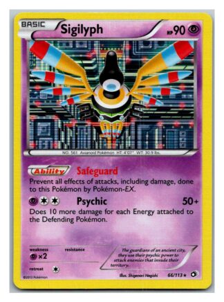 Sigilyph 66/113 Legendary Treasures (Holo) (Exc Condition)