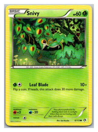 Snivy 6/113 Legendary Treasures (Common) (Exc Condition)