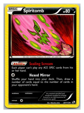 Spiritomb 87/113 Legendary Treasures (Uncommon) (Exc Condition)
