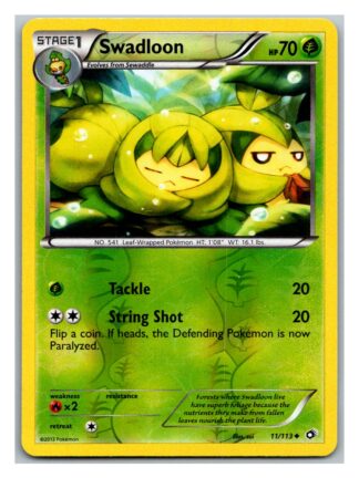 Swadloon 11/113 Legendary Treasures (Reverse Holo) (Exc Condition)