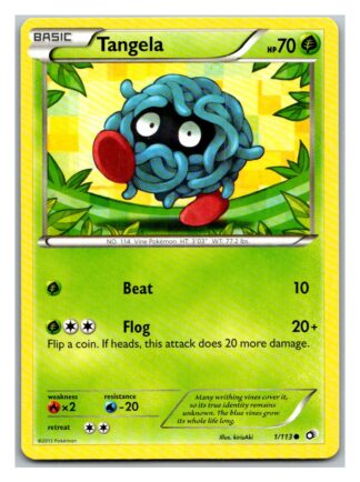 Tangela 1/113 Legendary Treasures (Common) (Exc Condition)