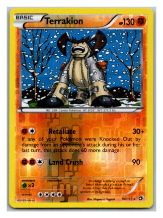 Terrakion 84/113 Legendary Treasures (Reverse Holo) (Exc Condition)