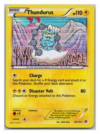 Thundurus 50/113 Legendary Treasures (Holo) (Exc Condition)