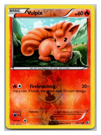 Vulpix 20/113 Legendary Treasures (Reverse Holo) (Exc Condition)