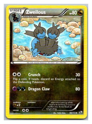 Zweilous 98/113 Legendary Treasures (Uncommon) (Exc Condition)