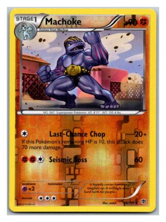 Machoke 48/101 Plasma Blast (Exc Condition) (Reverse Holo)