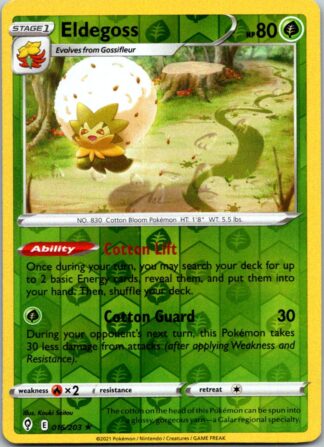 Eldegoss 16/203 Evolving Skies  (Reverse Holo) (NM-Exc Condition)