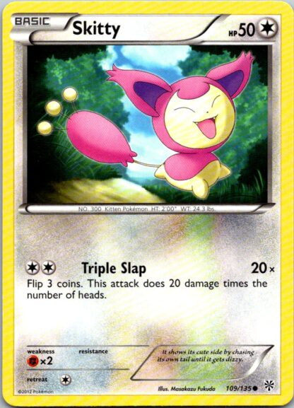 Skitty 109/135 Plasma Storm (Common) (Exc Condition)