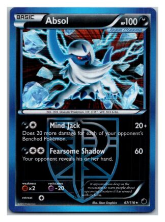 Absol 67/116 Plasma Freeze (Holo) (Exc Condition)