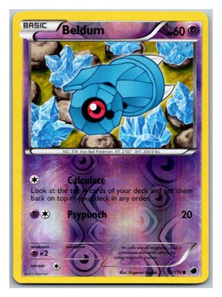 Beldum 50/116 Plasma Freeze (Reverse Holo) (Exc Condition)