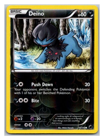 Deino 75/116 Plasma Freeze (Reverse Holo) (LP Condition)