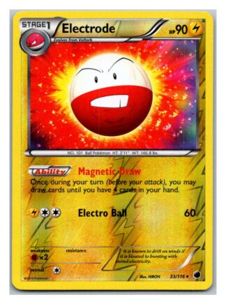 Electrode 33/116 Plasma Freeze (Reverse Holo) (Exc Condition)