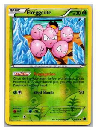 Exeggcute 4/116 Plasma Freeze (Reverse Holo) (Exc Condition)